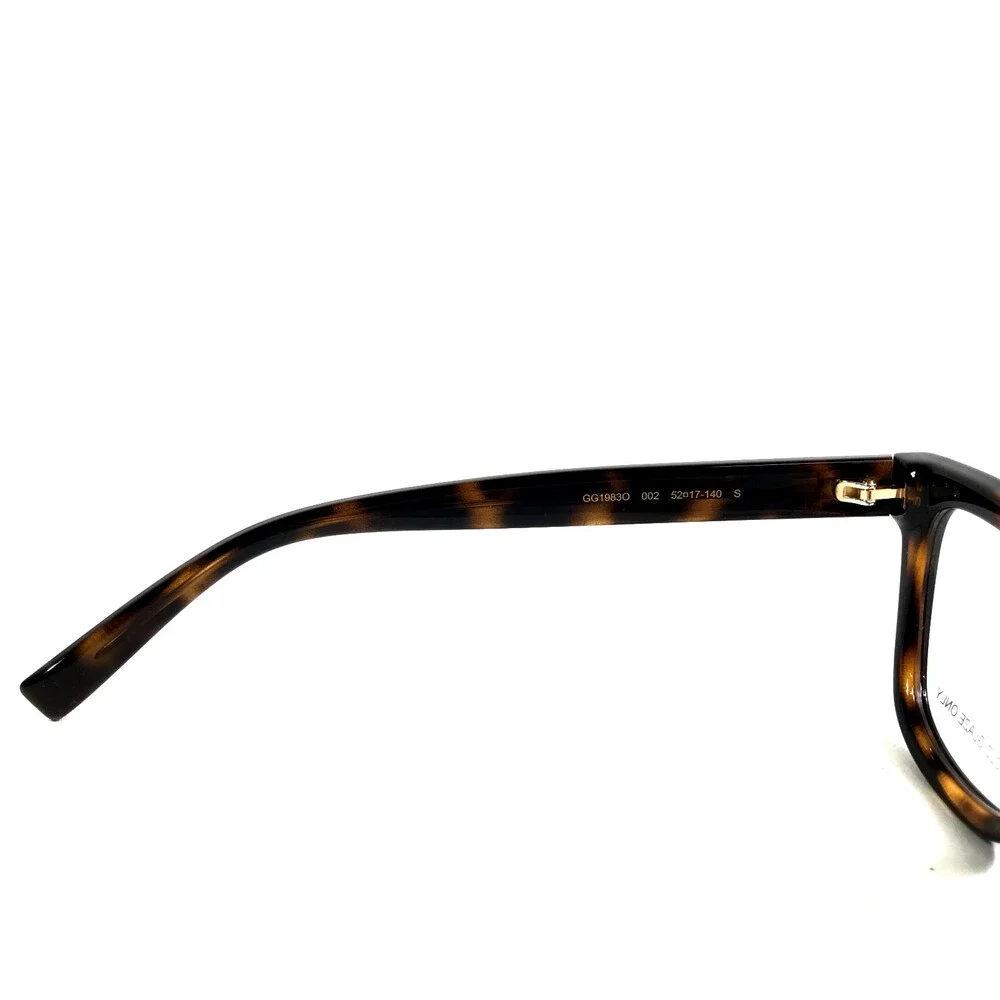 Gucci Eyeglasses Frames GG1983O 002 Tortoise Brown Cat Eye Full Rim 52-17-140 - Picture 10 of 13